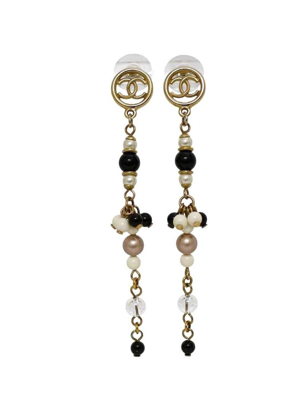 Chanel Cc Logo Earrings Metal #250058C10B